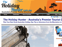 Tablet Screenshot of holidayhunter.com.au